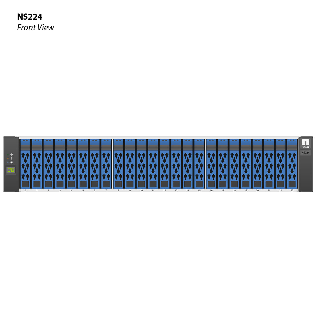 NetApp NS224 Expansion Shelf (NS224-CF-15.3-24-QS-N) 24x 15.3TB
