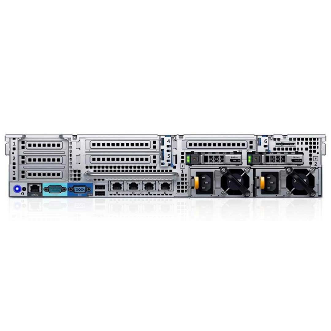 Dell PowerEdge R730xd Rack Server Chassis (24 x 2.5") R740xd-rear
