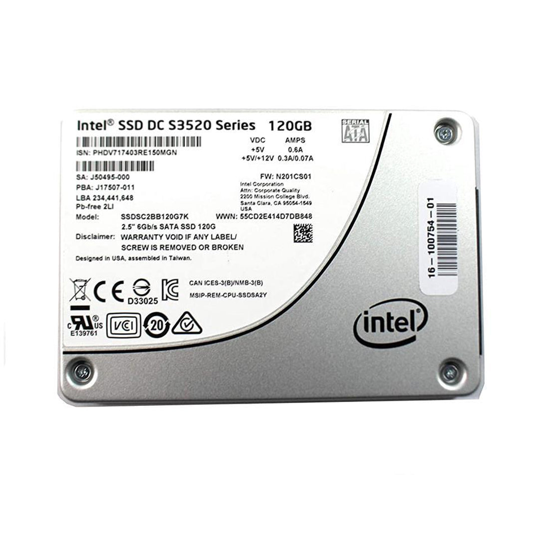 Dell 120GB SSD S3520 Boot, 6Gbps SATA, 2.5" SFF, 512n, ISE