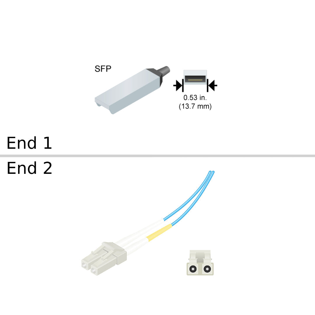 NetApp X6539-R6 -  Data Cable with Plug SFP/LC | XCVR, SFP, Opt, 4Gb, FC, Shortwave