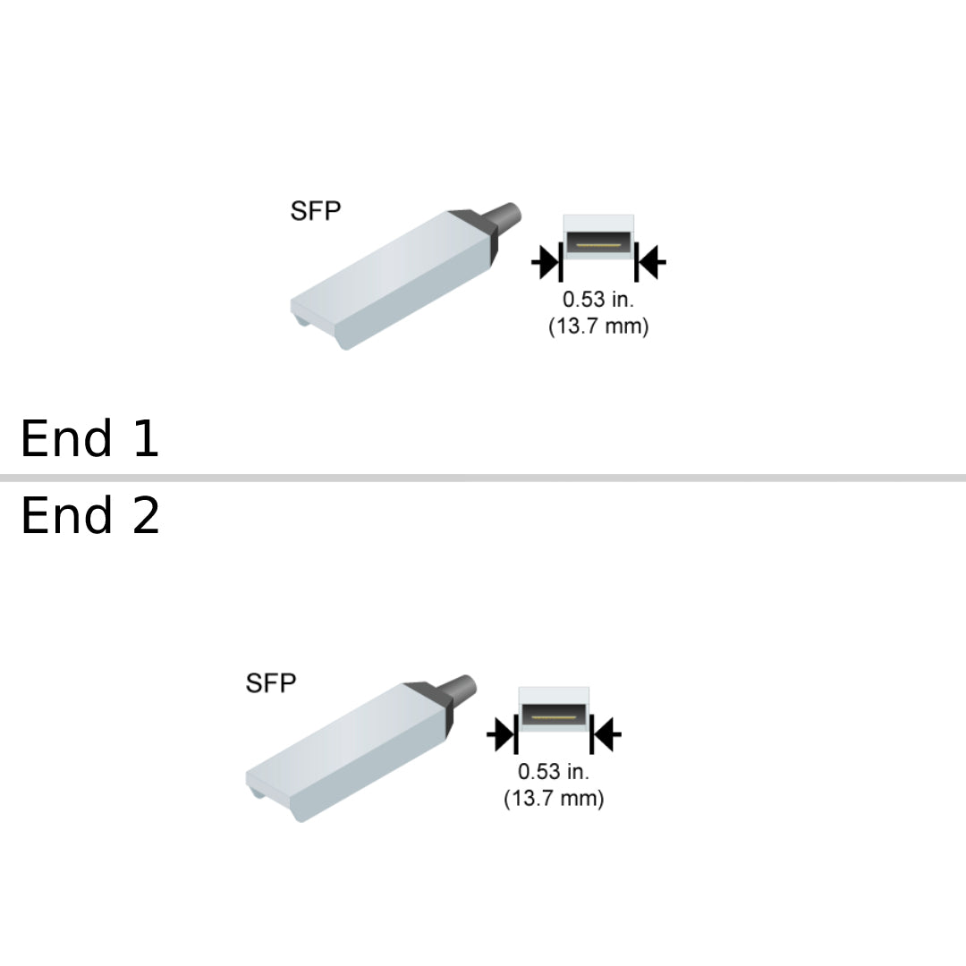 NetApp X6556-R6 - 5m Data Cable with Plug SFP/SFP | 5M, FC Shelf to Shelf, LC/LC, SFPs