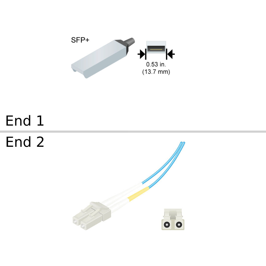 NetApp X6602A-R6 -  Data Cable with Plug SFP+/LC | XCVR, SFP+, Opt, 16Gb, FC, Shortwave