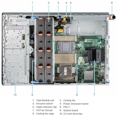 Dell PowerEdge T550 Chassis Tower Server (8x2.5")