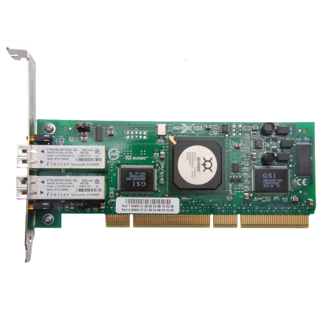 NetApp Adapter X1033A-R5 (ONTAP) 2Gb PCI-X bus with plug LC (2p 2Gb FC Op)