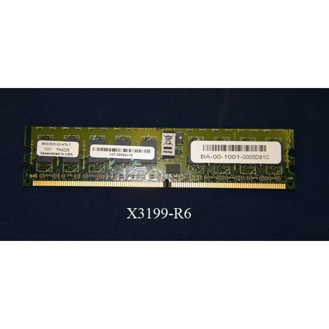 NetApp X3199-R6 2GB DIMM Memory (111-00857)