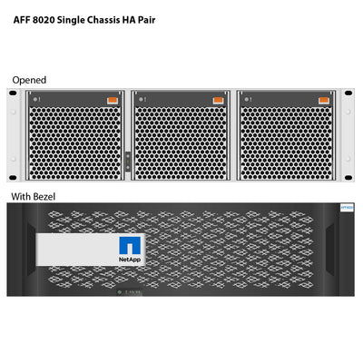 NetApp AFF8020 Single Chassis HA Pair Filer Head (AFF-8020A)
