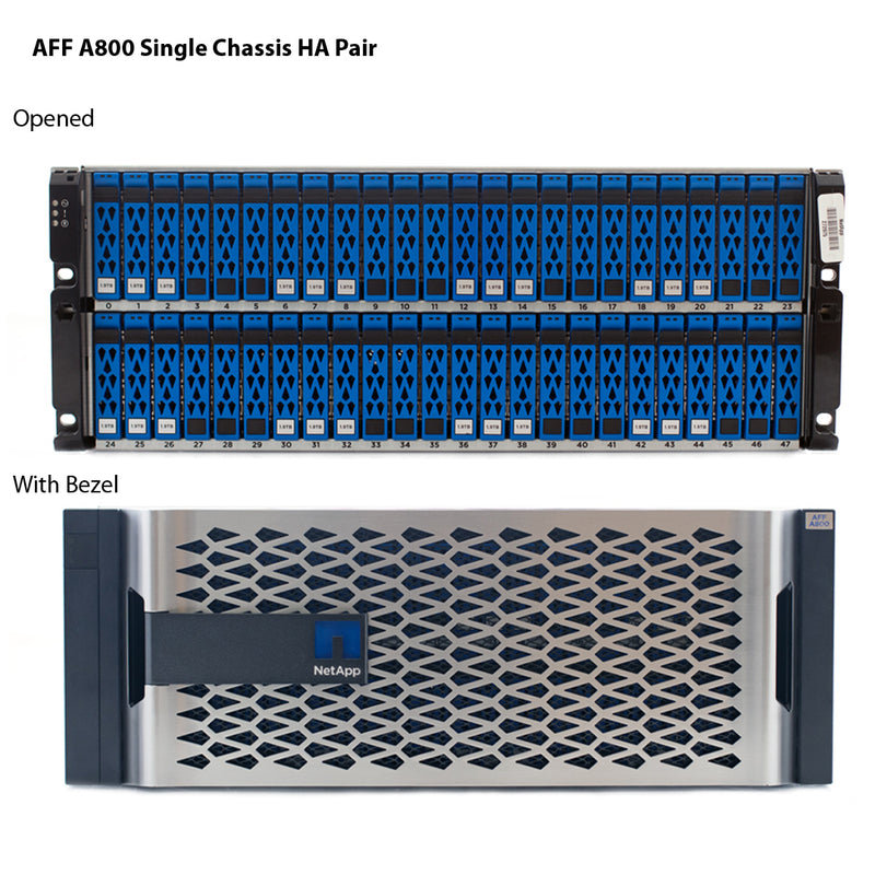 NetApp All Flash FAS (AFF) A800 Single Chassis HA Pair Filer Head (AFF