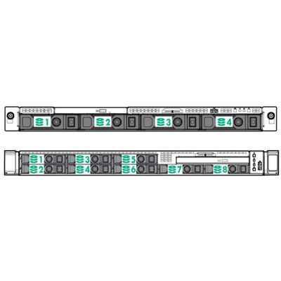 HPE ProLiant DL120 Gen9 8SFF Server Chassis | 777426-B21