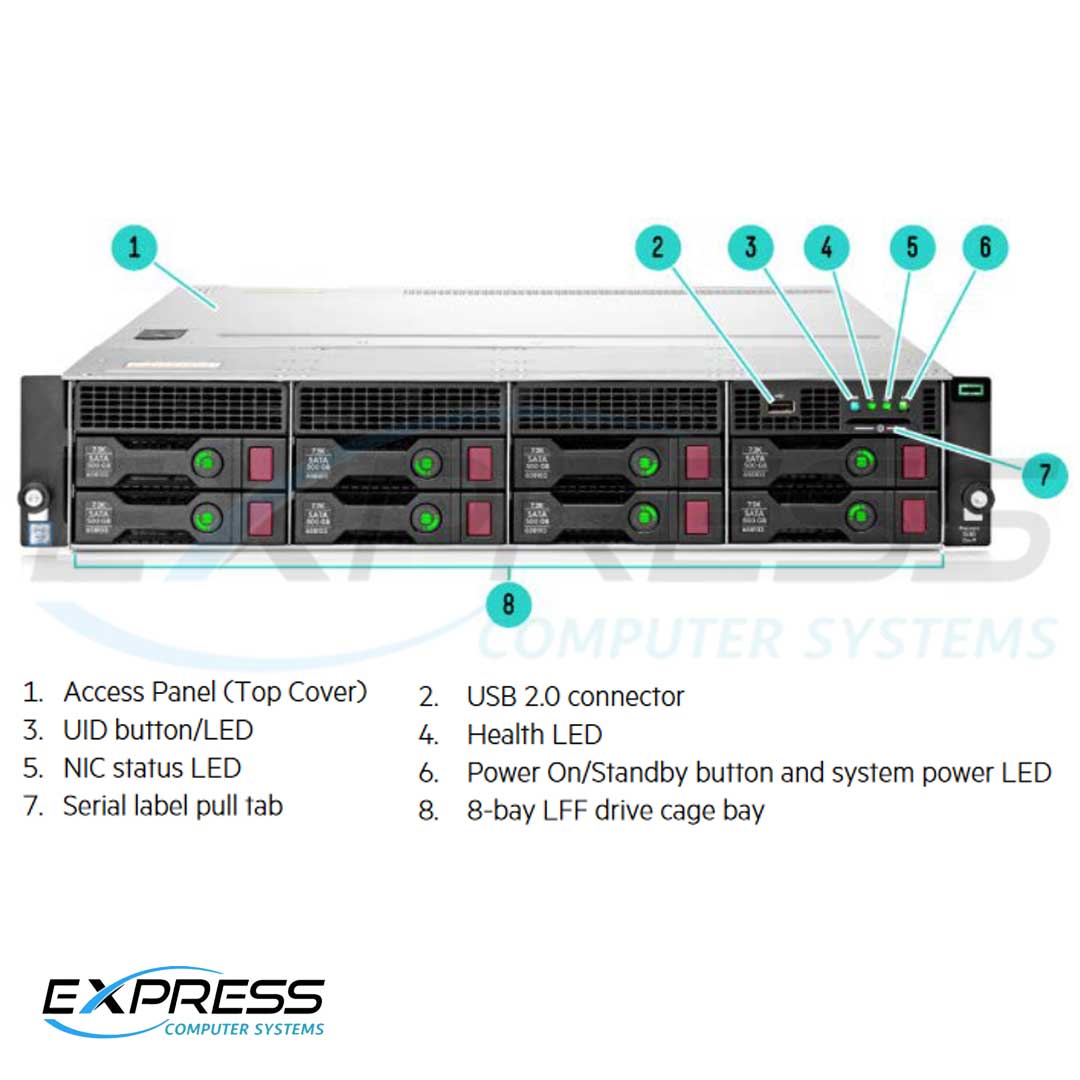 HPE ProLiant DL80 Gen9 CTO Rack Server