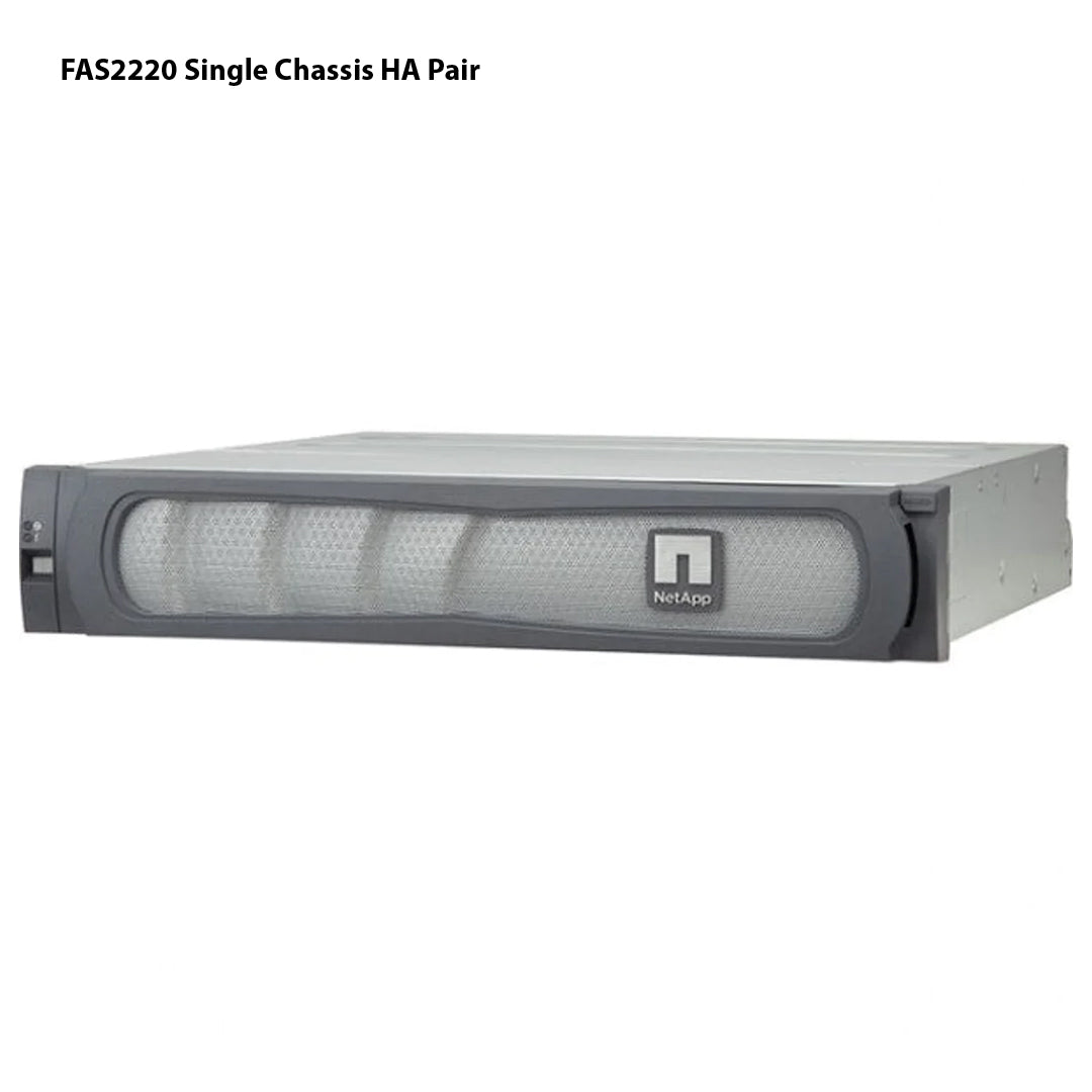 NetApp FAS2220 Single Chassis HA Pair Expansion Storage Array Filer Head (FAS2220A)