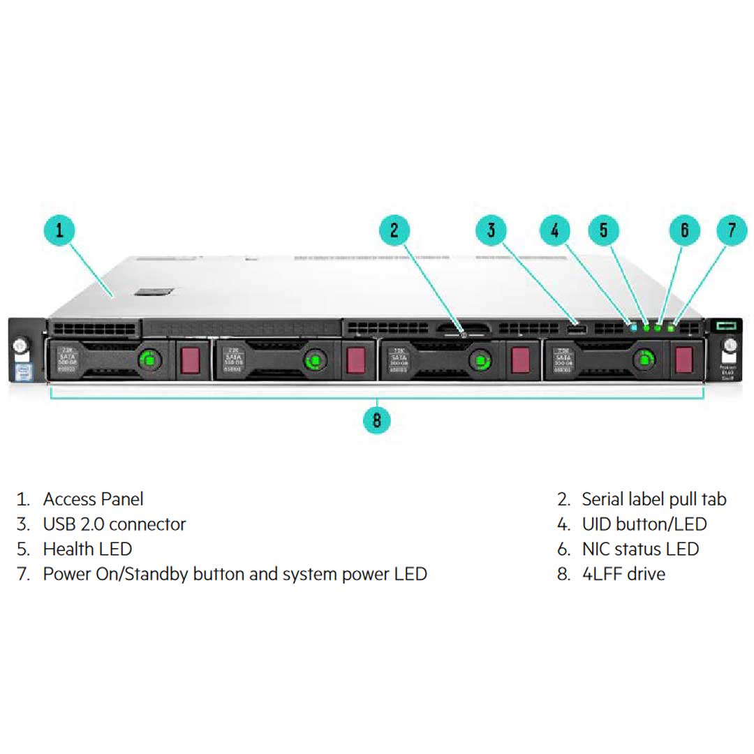 HPE ProLiant DL60 Gen9 CTO Rack Server