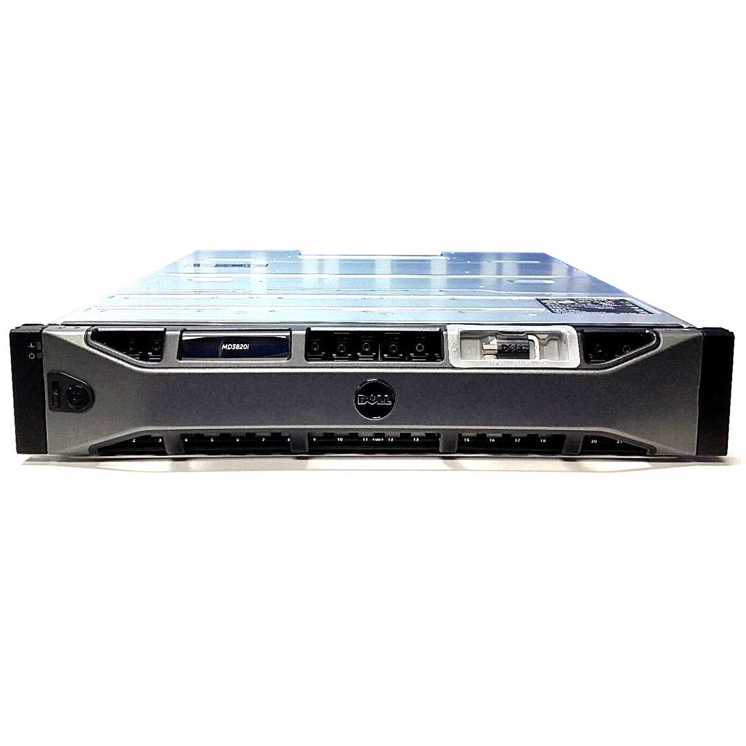 Dell PowerVault MD3820i 24x2.5" 10GBASE-T iSCSI CTO Storage Array