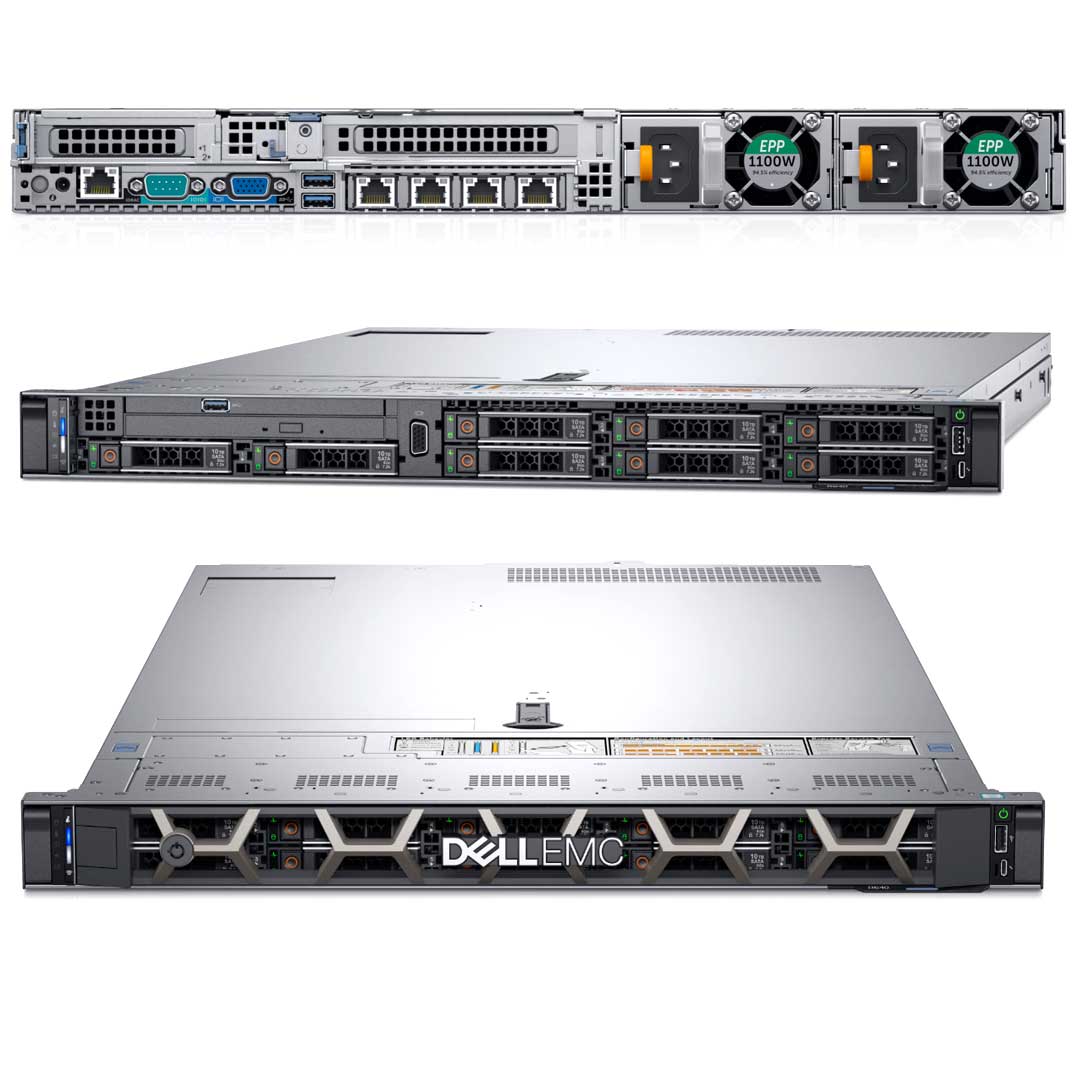 Refurbished Dell EMC PowerEdge R640 CTO Rack Server multi view