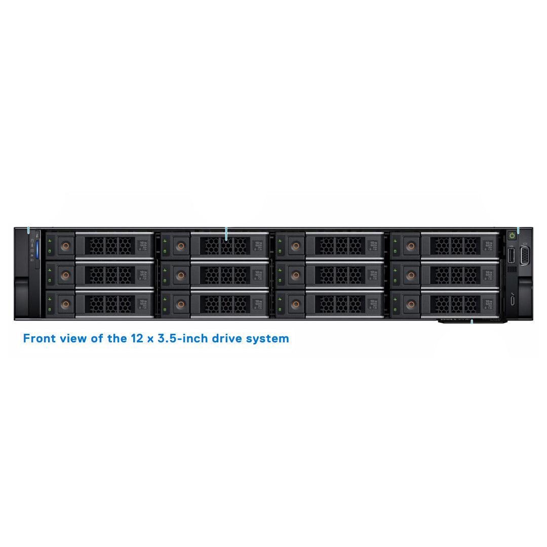 Dell PowerEdge R750 Rack Server Chassis 12x3.5" LFF