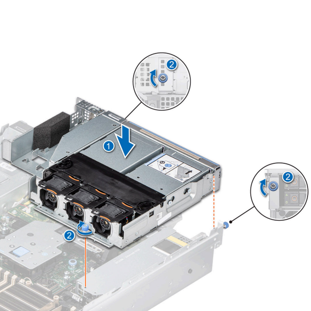 Dell Rear Drive Cage for the R840 - ECS