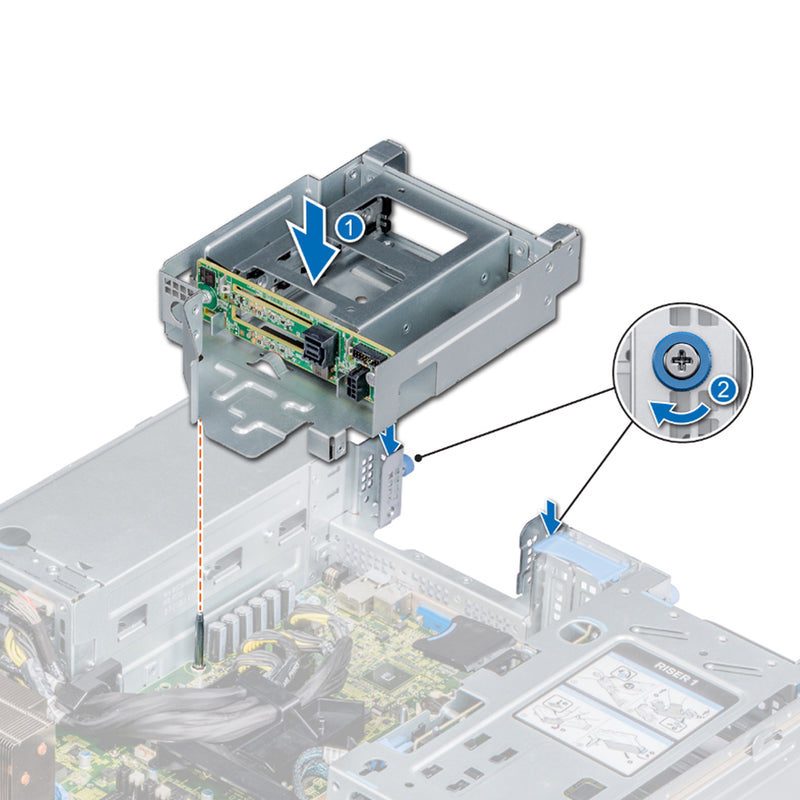 Dell Rear Drive Cage for the R840 - ECS