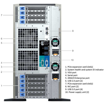 Dell PowerEdge T640 Tower Server Chassis (8x3.5")