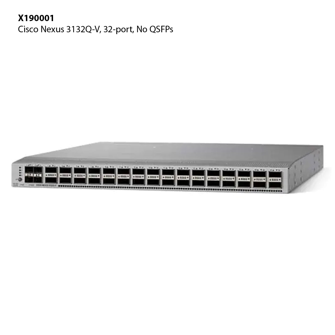 NetApp Switch X190001 Cisco Nexus 3132Q-V, 32-port, No QSFPs